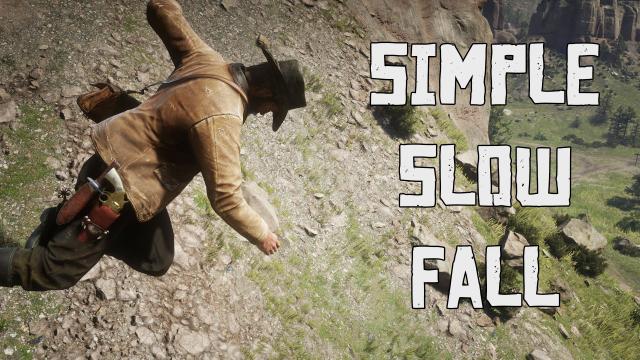 Слоу-мо при падении / Simple Slow Fall для Red Dead Redemption 2