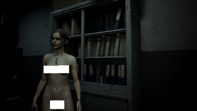 Голая Клэр / Claire Nude Mod для Resident Evil 2