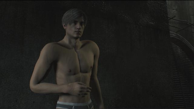 Леон в нижнем белье / Leon Wears Underwear для Resident Evil 2