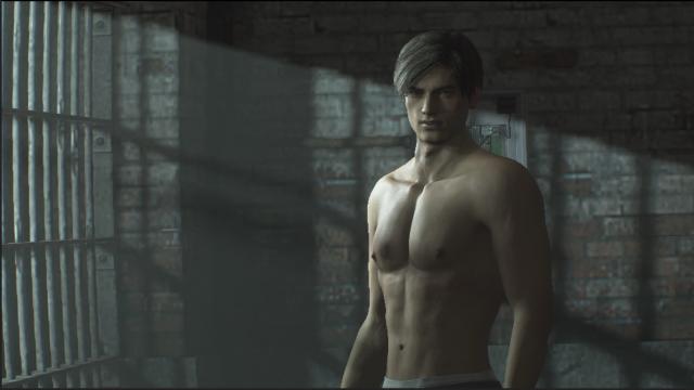 Leon Wears Underwear for Resident Evil 2