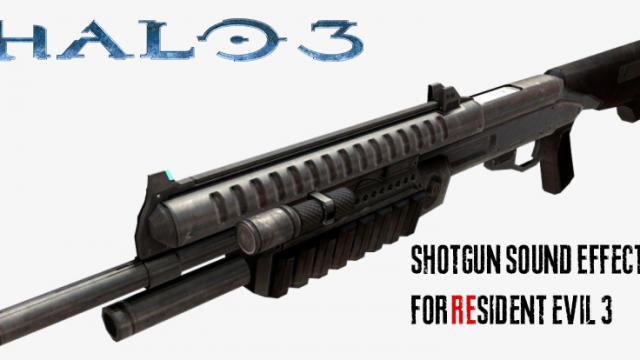 HALO 3 M90 Shotgun Fire Sound Effect Replacer for Resident Evil 3