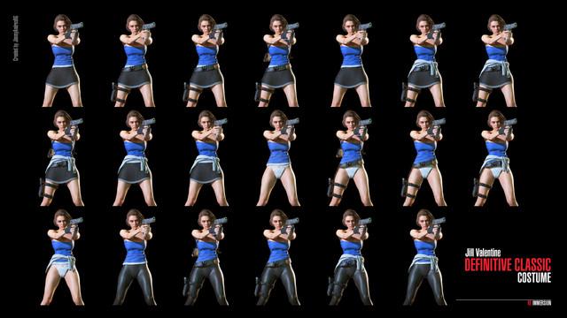 Классический наряд Джилл / Jill Definitive Classic Costume для Resident Evil 3