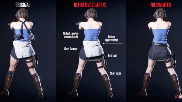 Классический наряд Джилл / Jill Definitive Classic Costume для Resident Evil 3