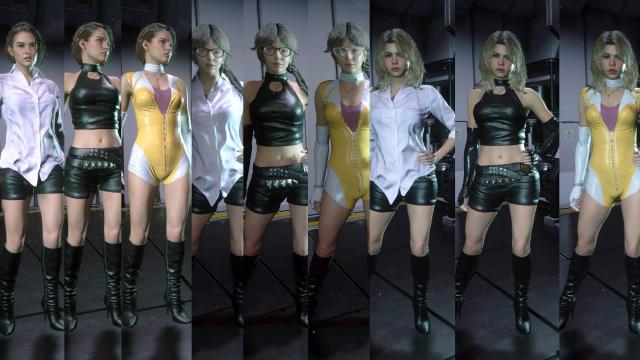 Одежда для Джилл / Rebecca Chambers Cosplay - RE0 Concept Art для Resident Evil 3