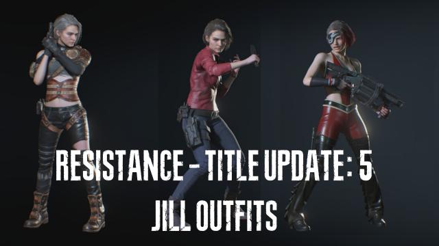 Resistance Jill Outfits-Title Update 5