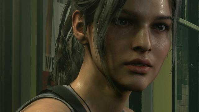 Jill with Clair's Ponytail with hair physics for Resident Evil 3