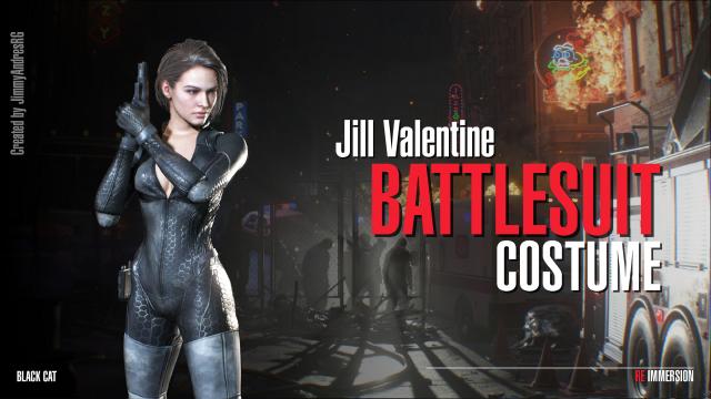 Боевой костюм для Джилл / Jill Valentine Battlesuit Costume для Resident Evil 3