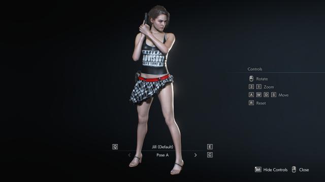 90s Teen Girl Outfit for Resident Evil 3