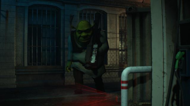 Шрек вместо Немезиса / Shrek Over Nemesis для Resident Evil 3