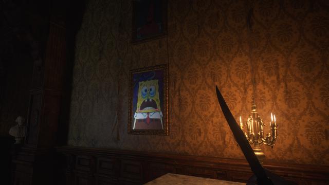 Spongebob Paintings and Photos for Resident Evil: Village