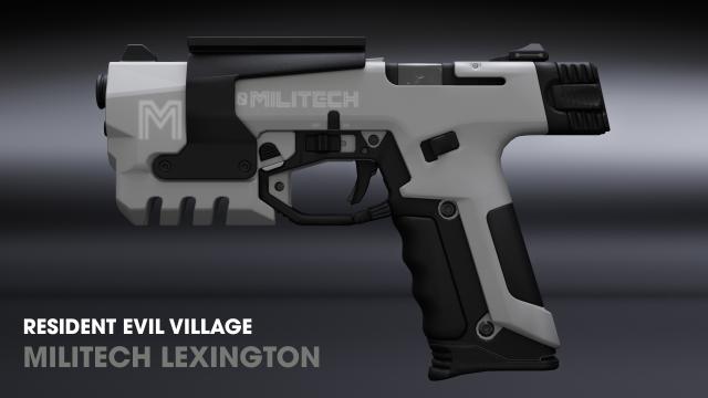 Militech Lexington from Cyberpunk 2077 для Resident Evil: Village