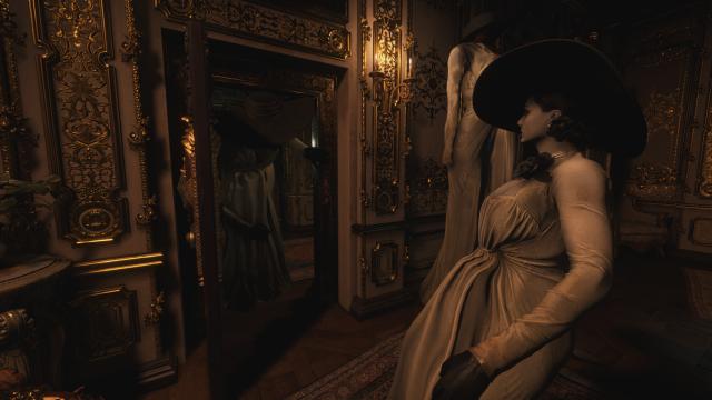 Играем за леди Димитреску / Play as Alcina Dimitrescu для Resident Evil: Village