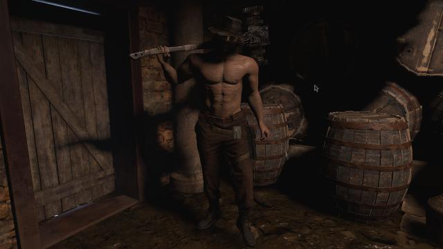 Карл Хайнсберг без рубашки / Shirtless Karl Heisenberg для Resident Evil: Village