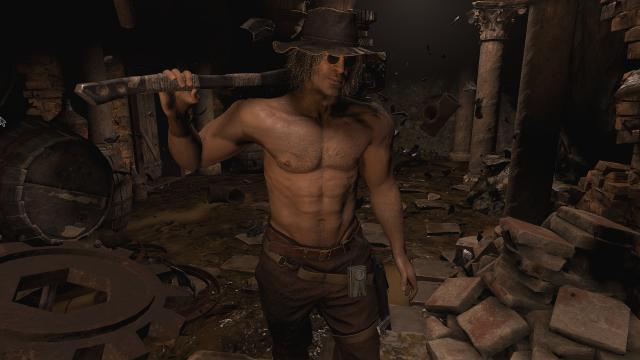 Shirtless Karl Heisenberg for Resident Evil: Village