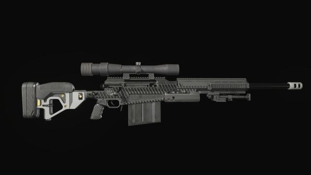 AX50 over F2 Sniper Rifle for Resident Evil: Village