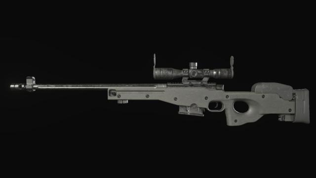 Worn L96A1 over F2 Sniper Rifle for Resident Evil: Village