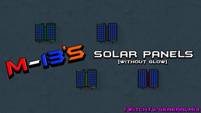 M-13's Solar Panels for Rimworld