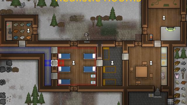 Realistic Rooms for Rimworld