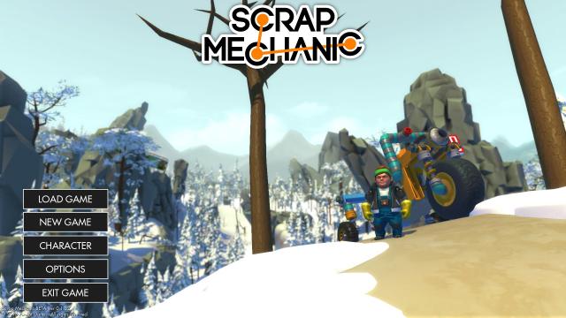 Зимний режим / Winter Mod для Scrap Mechanic