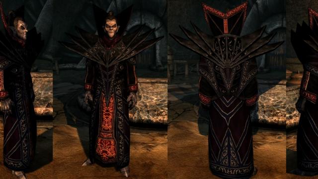 Necromaster Robes- Mihail Armors and Clothes - for Skyrim SE-AE