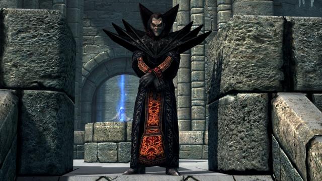 Necromaster Robes- Mihail Armors and Clothes - for Skyrim SE-AE