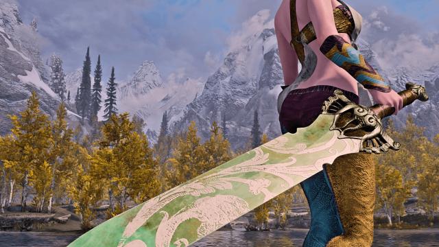 Jade Blade SE for Skyrim SE-AE