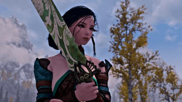 Jade Blade SE for Skyrim SE-AE