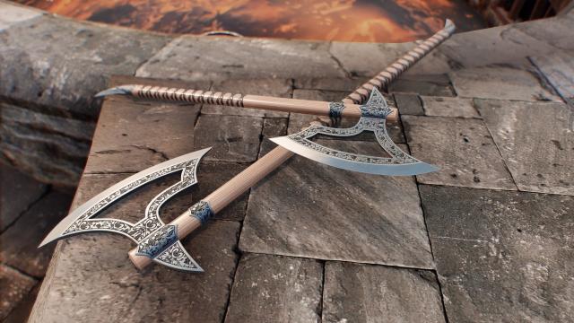Steel Weapons Replacer for Skyrim SE-AE