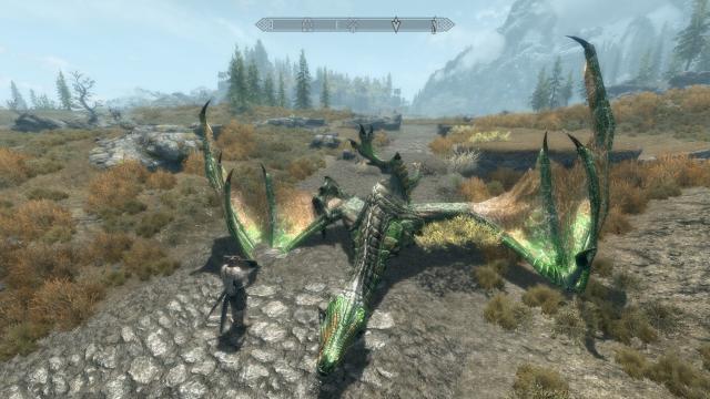 Драконы не превращаются в кости / Dragon Remains SSE для Skyrim SE-AE