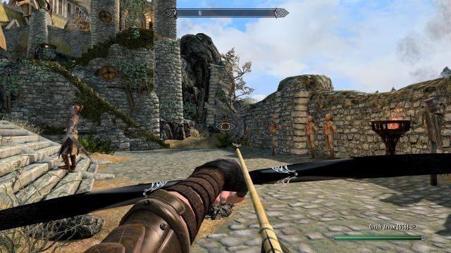 Лук плута / Drow Bow SE для Skyrim SE-AE