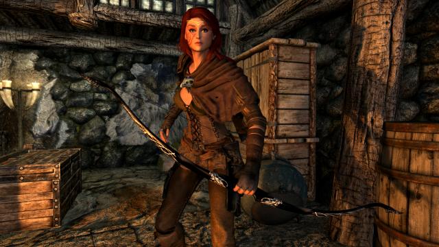 Лук плута / Drow Bow SE для Skyrim SE-AE