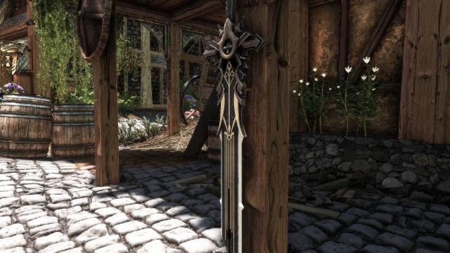 (SE) Wolf Gravestone Greatsword для Skyrim SE-AE