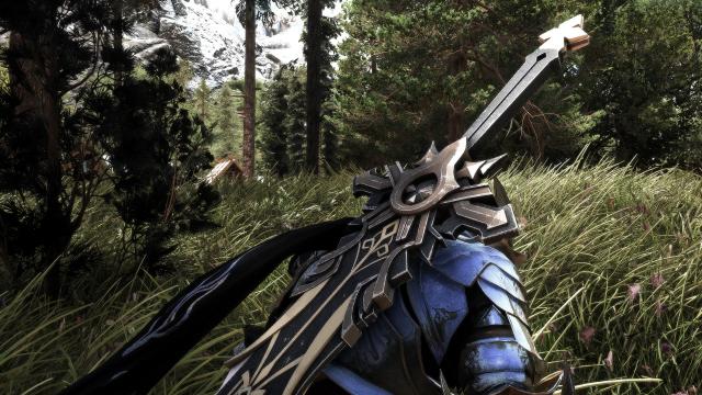 (SE) Wolf Gravestone Greatsword для Skyrim SE-AE