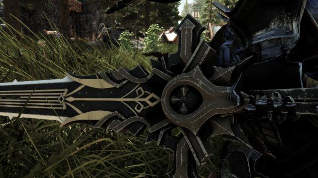 (SE) Wolf Gravestone Greatsword для Skyrim SE-AE