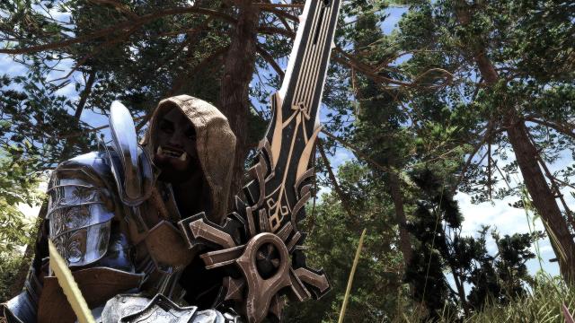 (SE) Wolf Gravestone Greatsword для Skyrim SE-AE