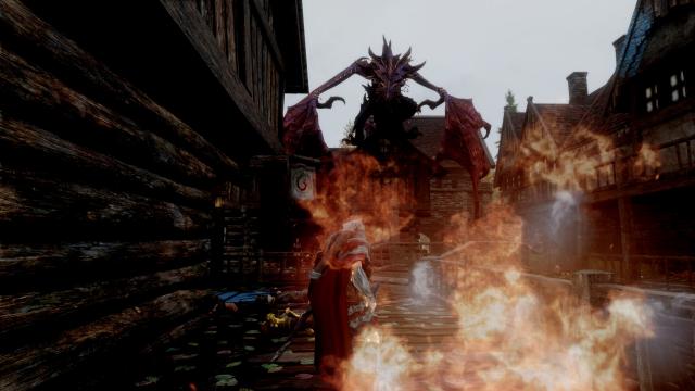 More Aggressive Dragons - Агрессивные Драконы для Skyrim SE-AE