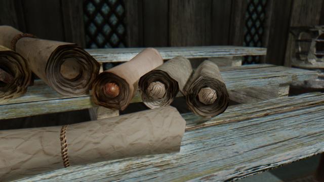 Retexture for The Scroll SE for Skyrim SE-AE