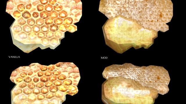 HD      HD Bees and Honeycombs for Skyrim SE-AE