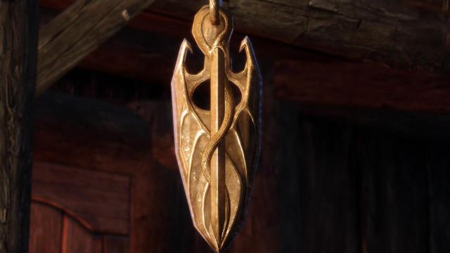 HD   ElSopa - HD Akatosh Amulet 2020 SE for Skyrim SE-AE