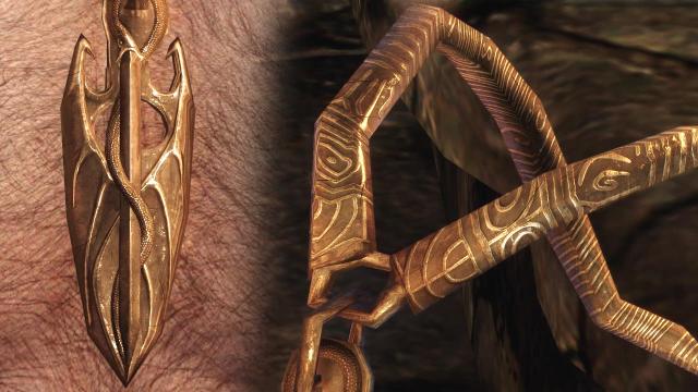 HD   ElSopa - HD Akatosh Amulet 2020 SE for Skyrim SE-AE