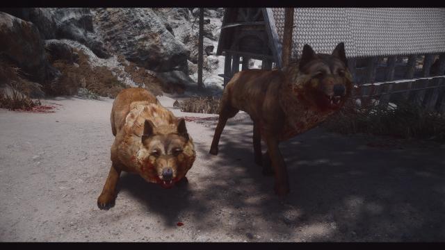 Simply Better Wolves for Skyrim SE-AE