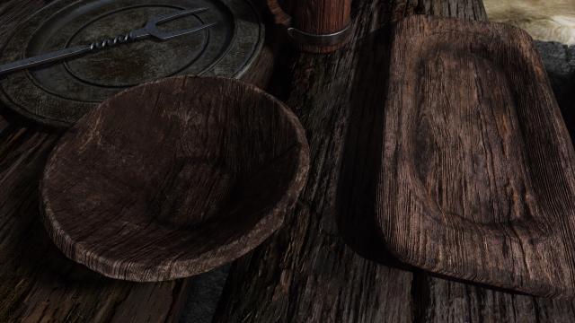 Basic Dining Set Replacer for Skyrim SE-AE