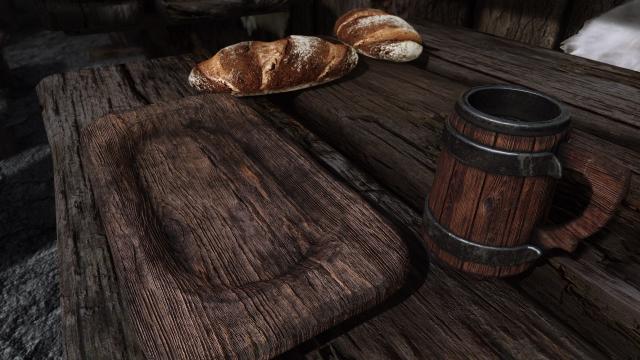 Basic Dining Set Replacer for Skyrim SE-AE