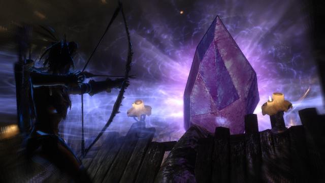 Кристалл поглощения / Soul Cairn Drainlife Crystal для Skyrim SE-AE