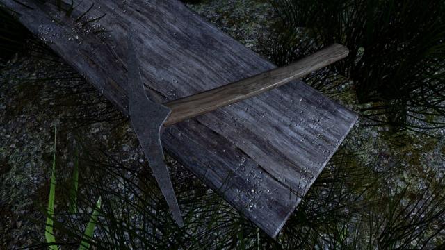 Real Pickaxe (Qwafee) for Skyrim SE-AE