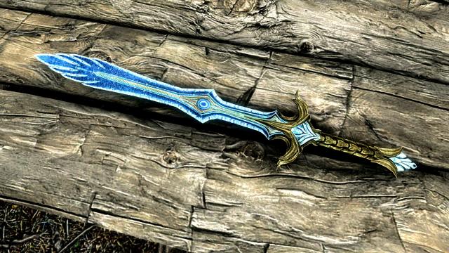 Vlammenzee's Glass weapons retextured for Skyrim SE-AE