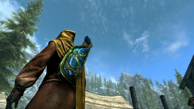 Vlammenzee's Glass weapons retextured for Skyrim SE-AE