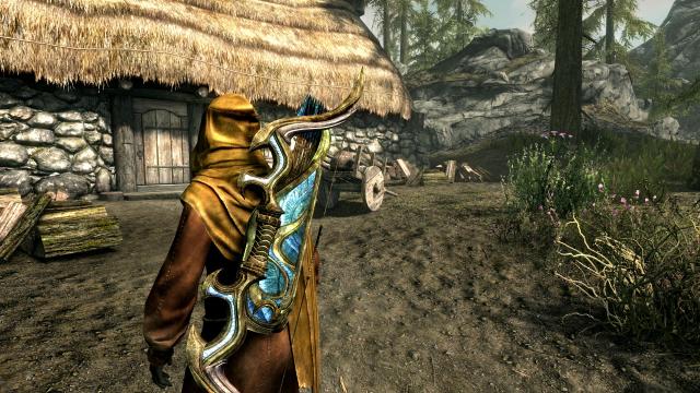 Vlammenzee's Glass weapons retextured for Skyrim SE-AE