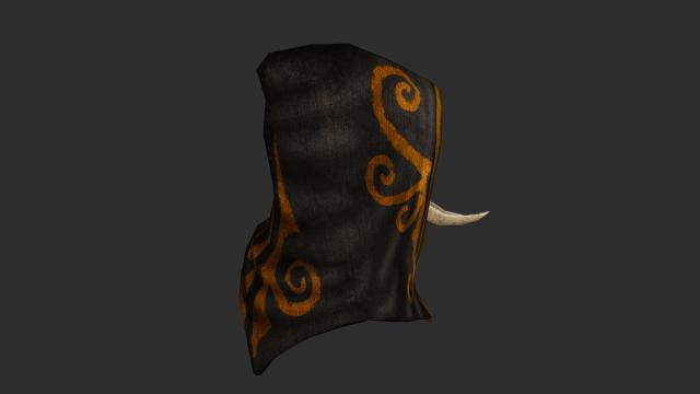 Natural Dragon Priest Mask Textures for Skyrim SE-AE