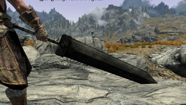 Тяжелый двуручный меч / The Heavy Greatsword для Skyrim SE-AE